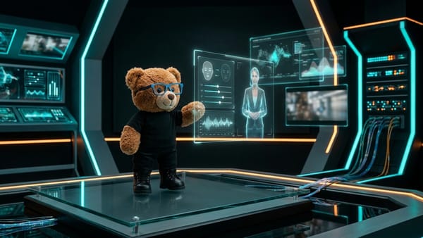 AI-аватары для бизнеса: виртуальный спикер, обучение и продажи: фирменный медвежонок БЕРДОФФ.СТУДИЯ